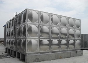 [Hot Item] 150m3 200m3 Pressed Steel Sectional Panel Water Tanks Stainless Steel Sectional Water Storage Tanks