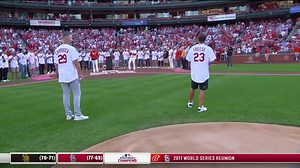 201K views · 5.5K reactions | Special. Tonight's ceremonial first pitches: David Freese ➡️ Nolan Arenado. Chris Carpenter ➡️ Jack Flaherty. | FanDuel Sports Network Midwest | Facebook