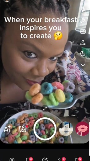 Eating cereal 🥣 + Lovable.dev = The best ice cream website you’ll see today #lovablepartner
