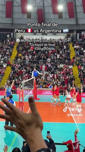 Perú vs Argentina: Mundial Vóley Sub 17 en Octavos
