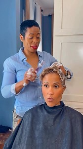 Spring calls for a hair refresh! 🌸☀️ Stylist: @hairartistrybycrystal #pixie #liketheriversalon #blondie #colorist #springcolor | Like The River Salon