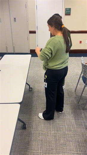 The Department of Physical Medicine at Greenwich Hospital recently hosted a lecture about the importance of fall safety during the Winter months, particularly for the older population. Samantha Arismendy, DPT, and Nasrin Jabarkhyl, DPT, led the session that included helpful exercises and demonstrations. Interested in attending a community lecture at Greenwich Hospital? Visit http://ynh.care/16H | Greenwich Hospital