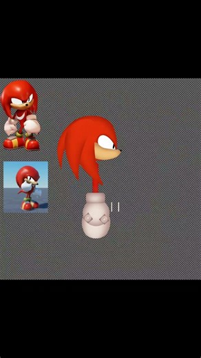 outcome memories knuckles dc2 model #dc2 #ibispaintx #outcomememories