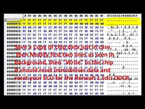 Delphi DDCR ECU swap, immobiliser Reset