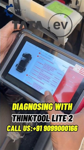 Thinktool Lite 2 | Diagnosing Tata Tiago EV #carscanner #tataev #thinkcar #automotivediagnostics