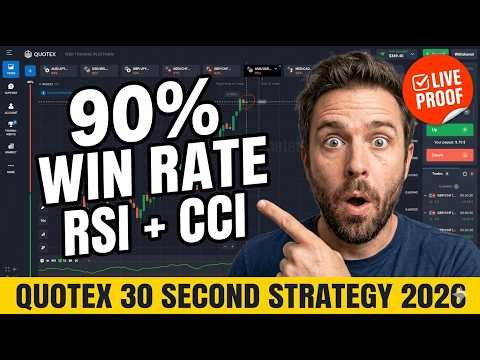 Quotex 30 Second Strategy 2026 | 90% Win Rate