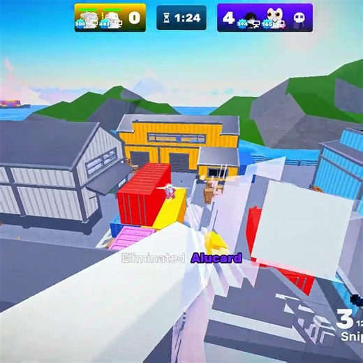 My Aim with Crossbow vs Sniper in Rivals #roblox #rivals