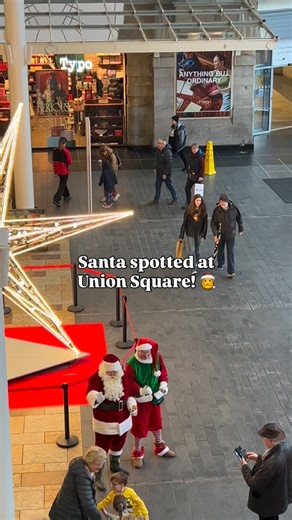 Did you spot THE Santa Claus at Union Square yesterday? Thank you to everyone who came along to help track him down so we could grant our Christmas wishes 🎅✨ | Union Square Aberdeen
