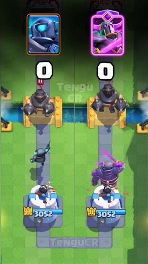 Mini Pekka vs Evolution Pekka clashroyale 🤖🧬