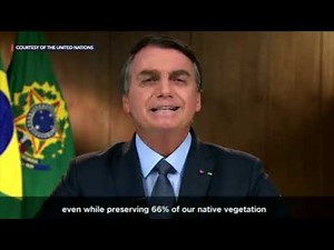 WATCH: Jair Bolsonaro's speech at the 75th UN General Assembly