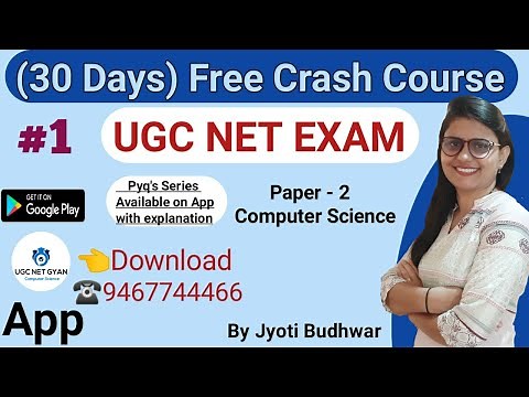 Day 1 : Crash Course for UGC NTA NET (Paper 2) Computer Science l UGC NET GYAN Computer Science