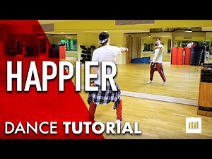 HAPPIER - Marshmello ft Bastille Dance TUTORIAL | Commercial Choreography Video #BHChoreo