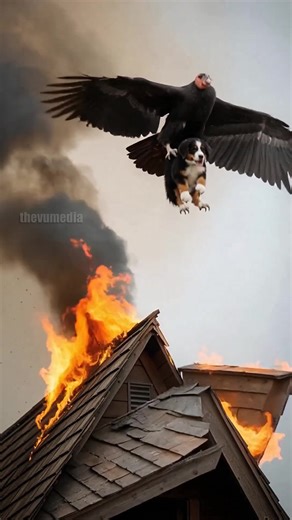 43K views · 252 reactions | Heroic California Condor Saves A Puppy From A Blazing Fire! #rescue #animals #wildlife | Paul Vu Tv | Facebook