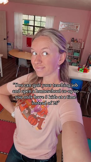 POV: you realize you don’t have to manage a classroom of 25 to still teach the kids you love🤍 Starting a homeschool pod changed everything for me! Smaller groups, more connection, and way more freedom. If you’re a teacher or parent thinking about starting your own, I made a step-by-step guide showing exactly how to do it. ✨ Grab the PDF in my bio! #homeschoolcoop #teacherlife #homeschoolpod #teacherentrepreneur #homeschoolcommunity