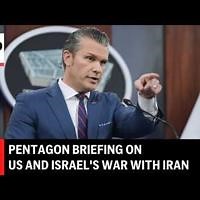 LIVE: Pentagon briefing on US and Israel's war with Iran