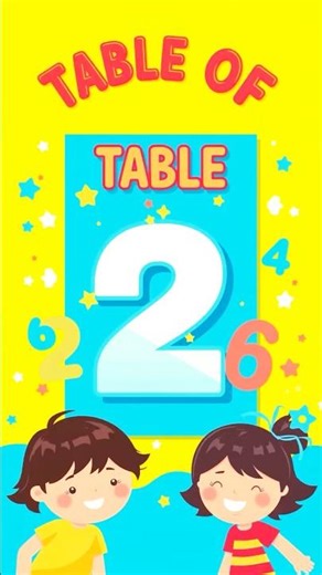 Table of 2 in 15 Seconds | Learn Multiplication Fast for Kids