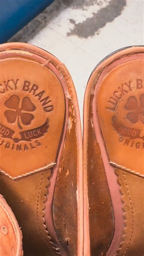 Broadway Shoe Repair on Instagram: "We’re back with another Thrift It Thursday! This month we have a pair of Lucky Brand heeled clogs that needed quite a bit of love. We put brand new heels on them and gave the leather a tuneup and they are like new! These puppies have lots of life left in them. #supportlocalyxe #broadwayshoerepair #shoerepair #birkenstock #shoecare #blundstone #shoerepair #repair #thifted #thrift"