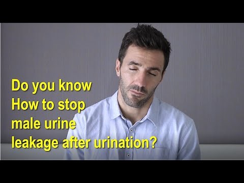 Do you know How to stop male urine leakage after urination? What can we do about urinary dribbling?