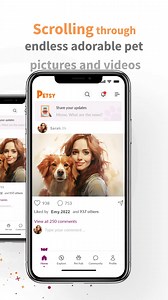 Petsy- the ultimate social media app for pets and pet owners. Download Petsy from App Store and Google Play now!