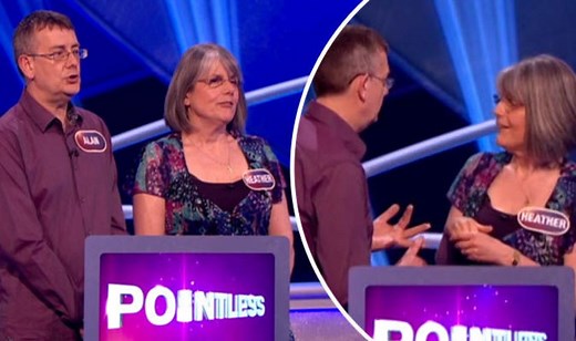 Couple win jackpot with THREE Pointless answers