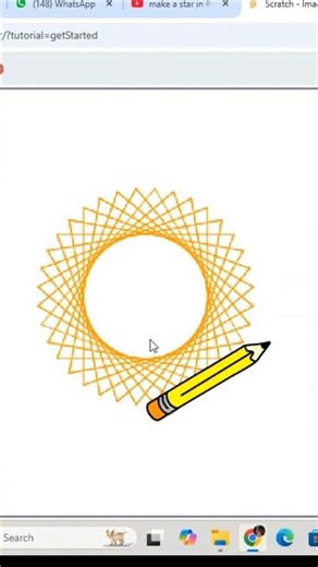 Best pen extension in Scratch #shorts #scratch #blockcoding #coding #scratchshorts #tech #viral