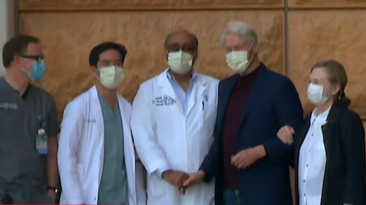 Former President Bill Clinton discharged from hospital