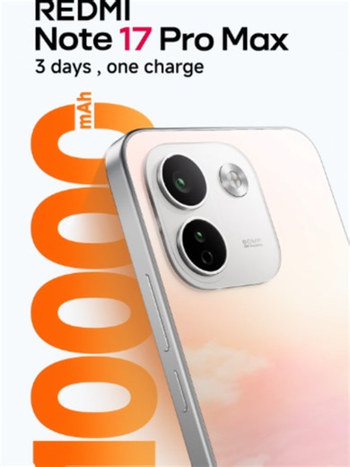 REDMI Note 17 Pro Max: 24-Month Screen & 36-Month Battery Warranty