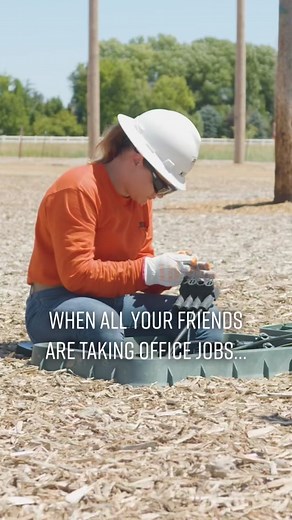 Hands-on training for a hands-on career #lineman #linemanlife #linelife #lineschool #tradeschool #powerlineman #college #tradeschools #learningthetrade #collegestudents
