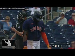 MLB 2020 Spring Training Ejections