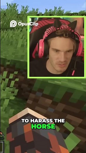 Pewd's Minecraft Horse Riding Tutorial Tame & Saddle Up!