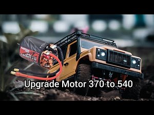 MN D90 / MN99s Upgrade Motor 540 Gearbox WPL dual Speed PNP