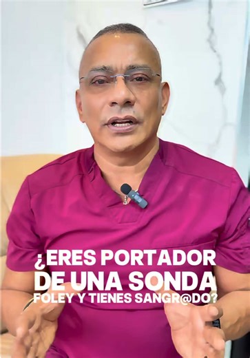⚠️ ¿Portas una sonda Foley y presentas sangrado? Atención. El sangrado no es normal y puede deberse a diversas causas, desde irritación de la uretra hasta complicaciones que requieren valoración médica inmediata. ❗ No lo dejes pasar. En este video te explico por qué puede ocurrir, cuáles son los motivos más frecuentes y qué debes hacer para cuidar tu salud. 📩 Contáctanos para más información o para agendar tu cita 📍 Centro Quirúrgico La Misión 5.º piso, Consultorio 3 Av. Hospital 112, Col. Ser