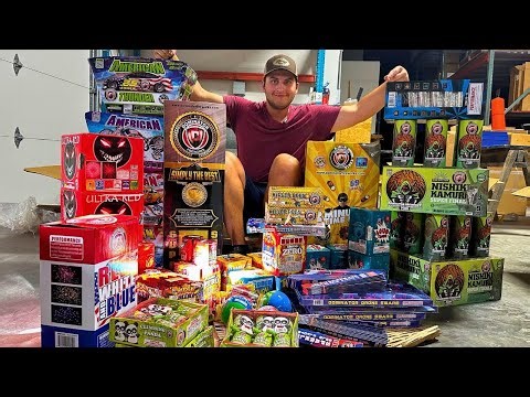 MOST INSANE FIREWORK UNBOXING!!!
