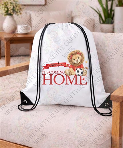 Personalised Drawstring Gym Bag | Custom Name Sports Travel Sack - Etsy UK