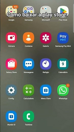 Como baixar a play store: