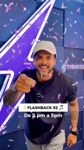 Studio92 on Instagram: "🎙️Regresa Flashback⚡️ Recuerda sintonizarnos por radio 📻 92.5FM 💿AudioPlayer desde cualquier dispositivo 📲 Sábados de 3pm a 5pm ✨"