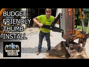 Transforming a Backhoe with a DIY Budget Mechanical Thumb: Welding Magic!
