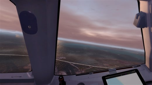 【P3D】A321深圳宝安机场晚霞中起飞 33跑道 Flight Sim Labs FSLabs