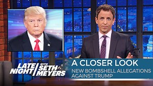 182K views · 3.3K reactions | Seth takes A Closer Look at the bombshell allegations against Donald Trump this week. | Late Night with Seth Meyers | Facebook