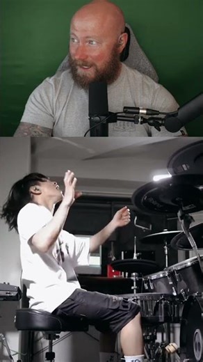 Hal drums playing eye of the tiger #shorts