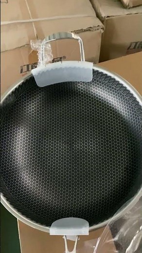 Honeycomb frying pan | Is the uncoated physical non stick pan easy to use or not?