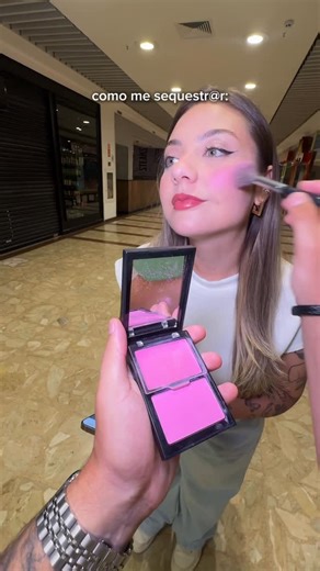 Laura Castro | Automaquiagem on Instagram: "Blushaholic 🤣🎀 . . . ID blush Océane: MYBNB7-CTP3 Você encontra no @mercadolivre é só pesquisar o ID na barra de pesquisa 🌟 Aproveite todos os benefícios como entrega rápida e compra segura por lá! #maquiagem #mercadolivre #meusfavsdomercadolivre"