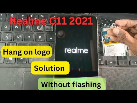 Realme C11 2021 hang on logo solution