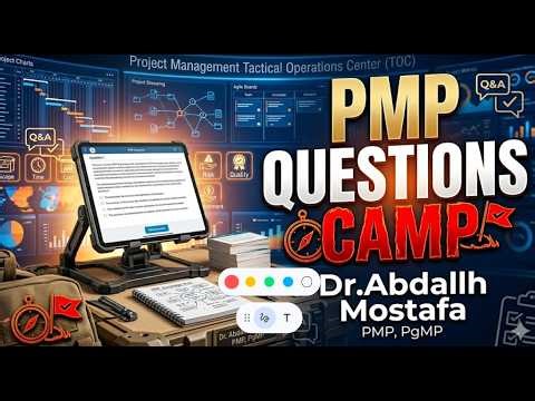 2- معسكر حل امتحانات PMP - سؤال رقم 1