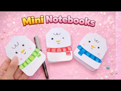 DIY mini notebook without glue|Mini notebook with one sheet of paper|No glue paper craft|No glue DIY