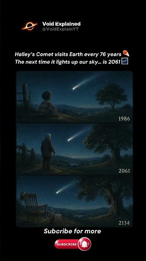 Halley’s Comet Returns in 2061 ☄️ The Most Famous Comet in History