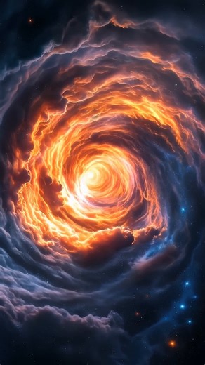 Space, Nebula, Vortex. Free Stock Video