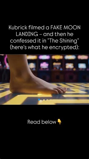 James Mindset Alchemy on Instagram: "Title: 1. Stephen King hated it. Fans were confused. But Kubrick didn’t care. In the middle of “The Shining,” he placed a boy in a knitted Apollo 11 sweater. Not in the book. Never explained. Just there. He wears it during the key scenes. Kubrick, the guy who shot 127 takes for a doorway shot, doesn’t do “random.” He was staging something else. 2. King wrote Room 217. Kubrick made it Room 237. Why? The moon is about 237,000 miles from Earth. That’s not a typo