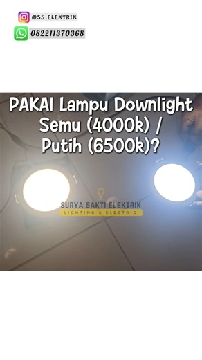 Pakai Lampu Semu 4000k atau Putih 6500k? Tonton video ini supaya ga salah!