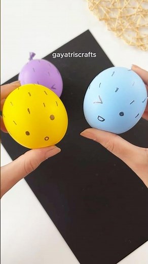 Diy cute puff fishes #DIYKids #KidsActivities #FunForKids #KidsCrafts #LearningThroughPlay